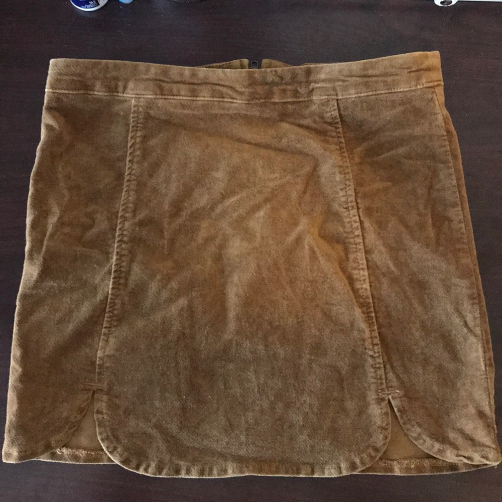 Brandy Melville Brown suede skirt